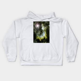 Sun Through The Trees Kids Hoodie